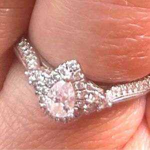 Kayes Diamond white gold ring 3/4 carat Diamond ring size 8